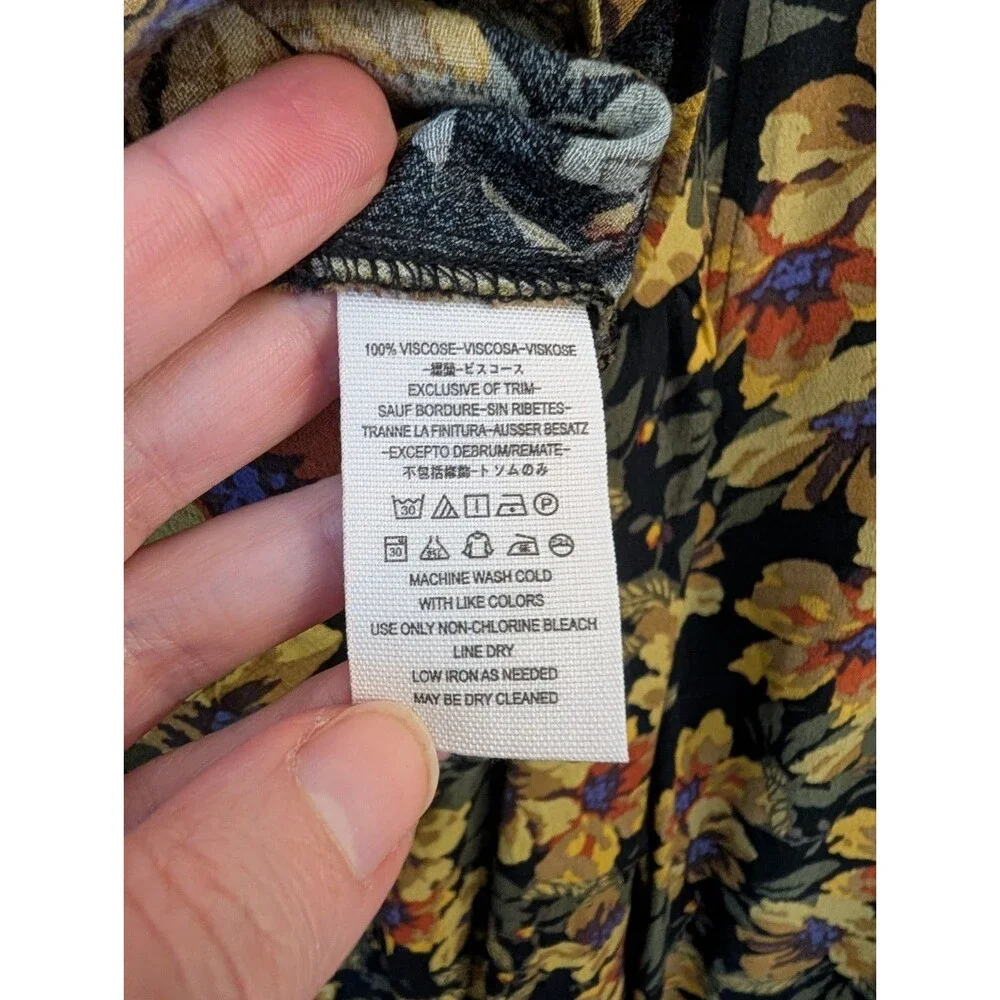 Free People Love Letter Two Piece Floral Pant Suit Set 2 Flirty Fairy Grunge